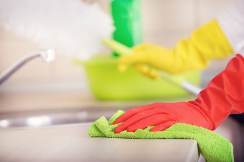 Stain removal treatment during upholstery cleaning in Barnes Cray